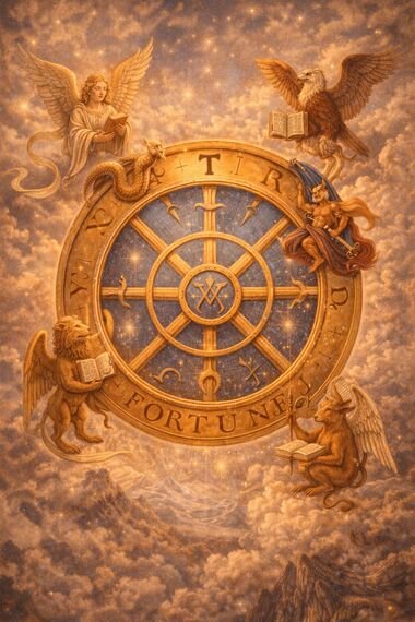 La Rueda de la Fortuna Tarot – Significado, interpretación y guía de la carta