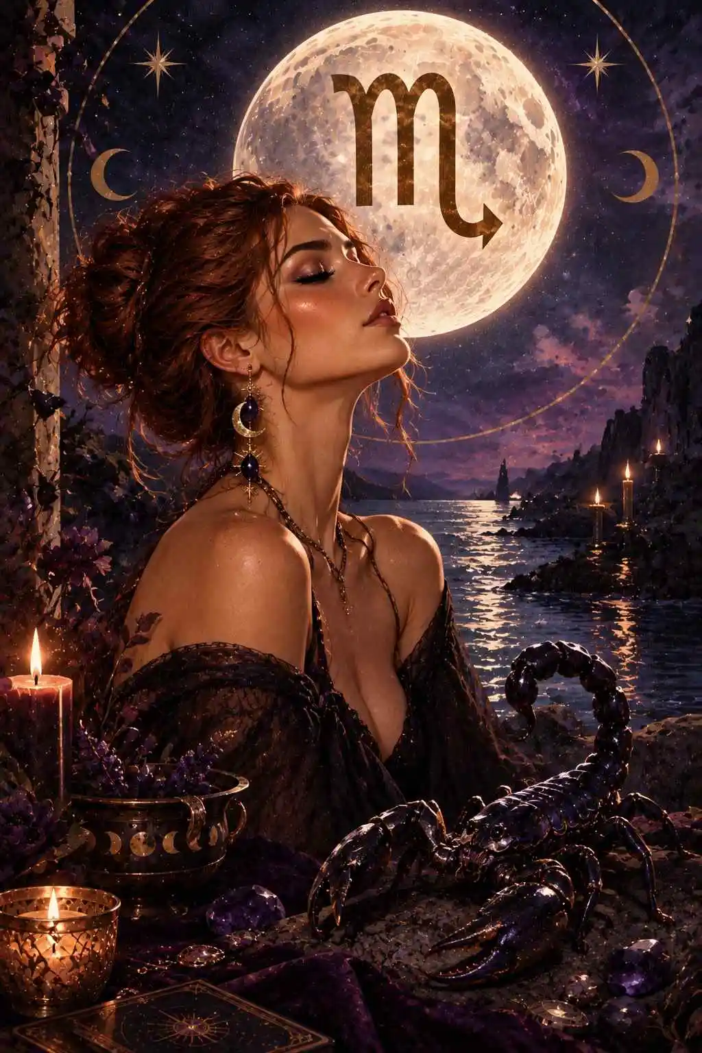 Luna en Escorpio, mundo emocional del signo de Escorpio en astrología